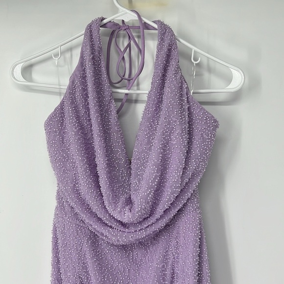 Oh Polly NWT beaded midi dress women’s size 6 - Picture 2 of 8